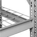 Tennsco Tennsco Extra Shelf Level for Bulk Storage Rack - 72"W x 24"D - Wire Deck - Medium Gray BU-7224W-MGY